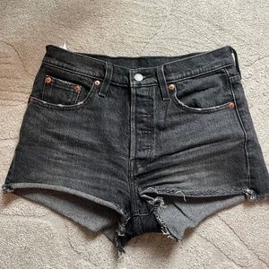 Levi’s 501 high rise shorts